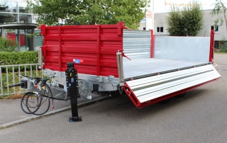 Tandem-Dreiseiten Absenkkipper