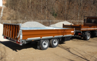 Tandem-Dreiseiten Absenkkipper