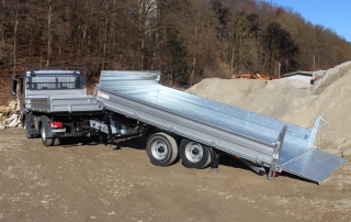 Tandem-Dreiseiten Absenkkipper