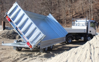 Tandem-Dreiseiten Absenkkipper