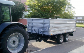 Agraranhänger, Tandem-Dreiseitenkipper