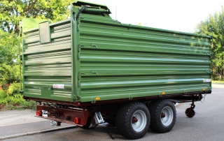 Agraranhänger, Tandem-Dreiseitenkipper