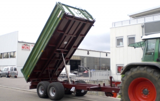 Agraranhänger, Tandem-Dreiseitenkipper