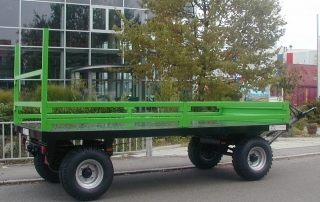 Agraranhänger, Zweiachs-Pritschenanhänger