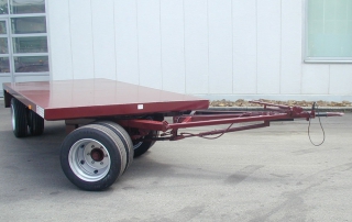 Agraranhänger, Zweiachs-Pritschenanhänger