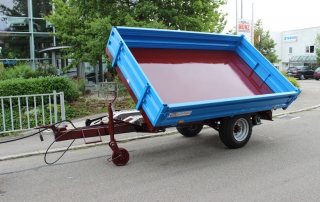 Agraranhänger, Einachs-Dreiseitenkipper