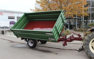 Agraranhänger, Einachs-Dreiseitenkipper