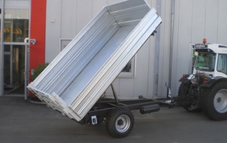 Agraranhänger, Einachs-Dreiseitenkipper