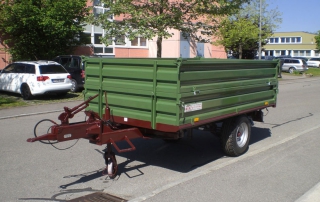 Agraranhänger, Einachs-Dreiseitenkipper