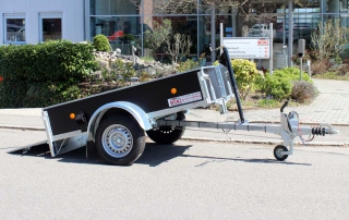 Tieflader gebremst exklusiv